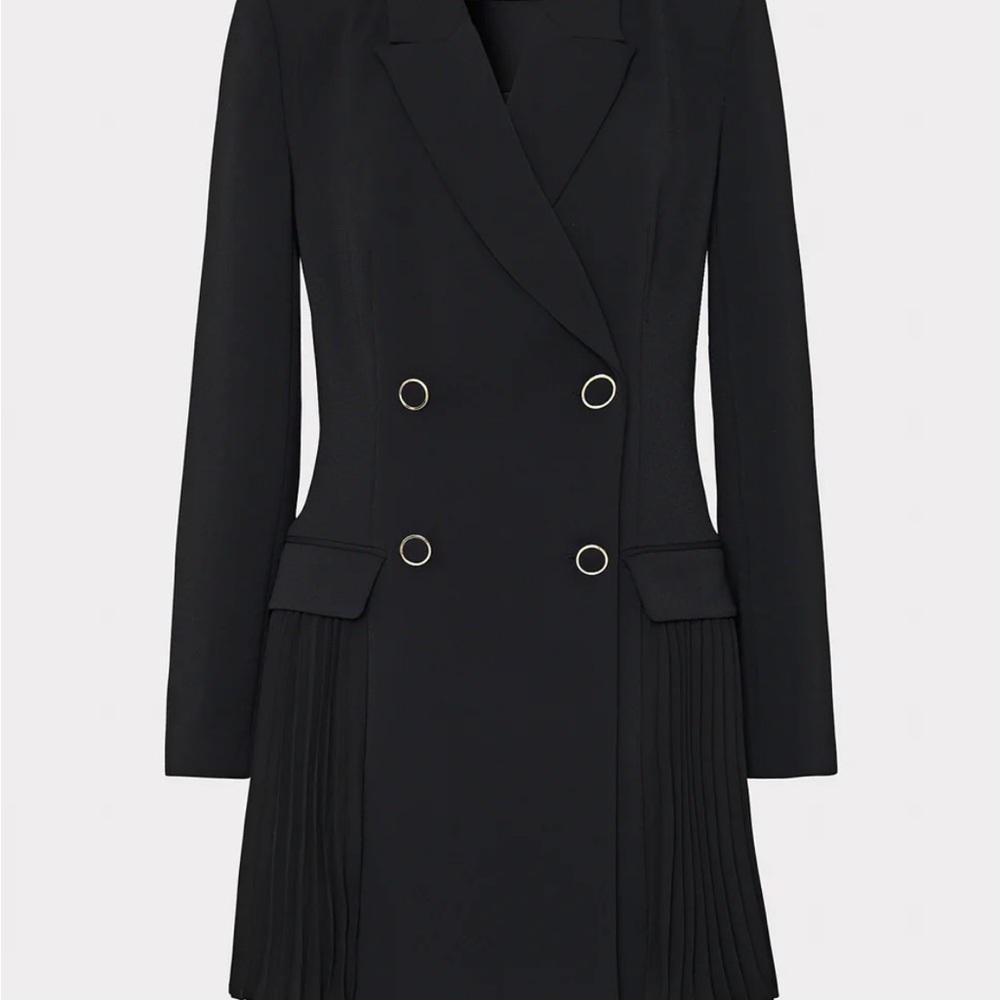 NWT Milly brand Noora Elegant Pleated Long Sleeve Blazer Dress